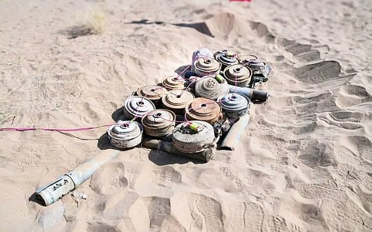 "مسام" ينزع 2.676 لغمًا من الأراضي اليمنية خلال أسبوع 