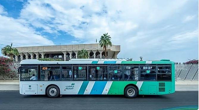 «حافلات المدينة» تعلن مواعيد تشغيل حافلات النقل العام بالمدينة المنورة 