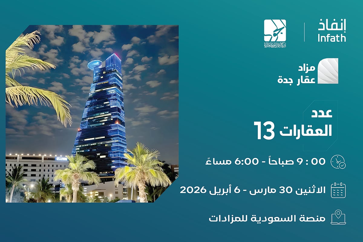 فرص عقارية متنوعة في مزاد عقار جدة 