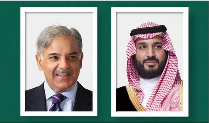 ولي العهد يتلقى اتصالًا من رئيس وزراء باكستان.. إدانة للهجمات الإيرانية وتأكيد التضامن مع المملكة 