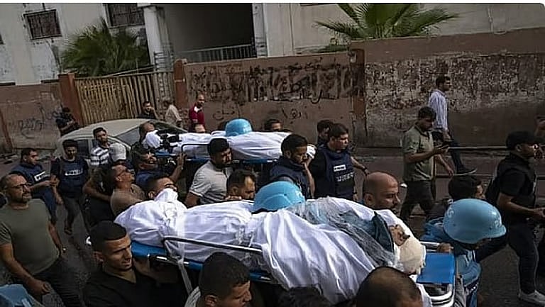 استشهاد أربعة فلسطينيين في قصف الاحتلال الإسرائيلي قطاع غزة 
