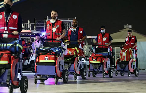 «الهلال الأحمر» بالمدينة المنورة يقدم خدماته الإسعافية لضيوف الرحمن 