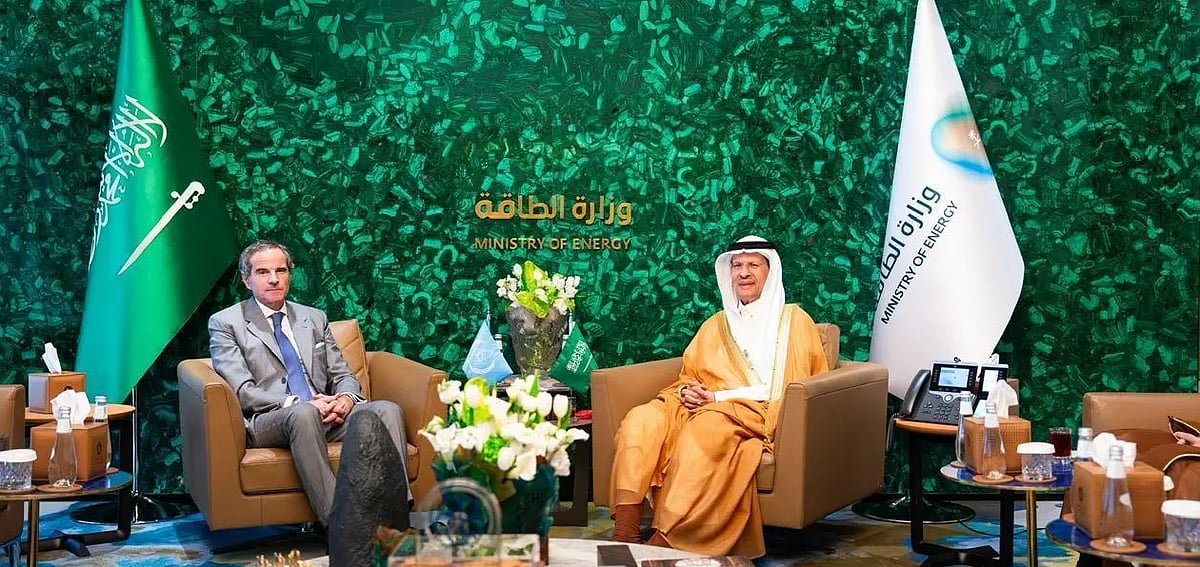 وزير الطاقة يلتقي مدير الوكالة الدولية للطاقة الذرية ويبحثان مستجدات البرنامج الوطني للطاقة الذرية 
