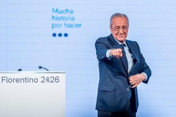 تقارير إسبانية: فلورنتينو بيريز يحسم سباق رئاسة ريال مدريد