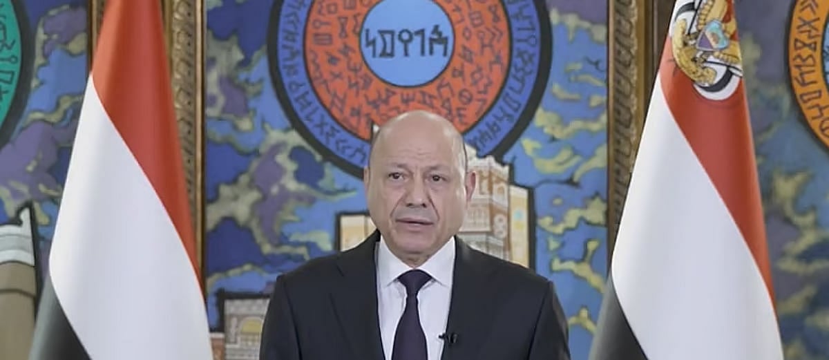 رشاد العليمي يتقدم بخالص الشكر والتقدير للأشقاء في المملكة بمناسبة تمديد مشروع "مسام" في اليمن 