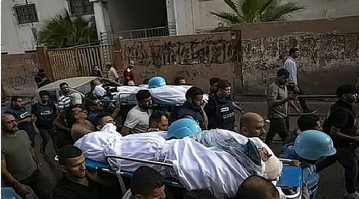 استشهاد خمسة فلسطينيين في قصف الاحتلال الإسرائيلي على مدينة غزة 
