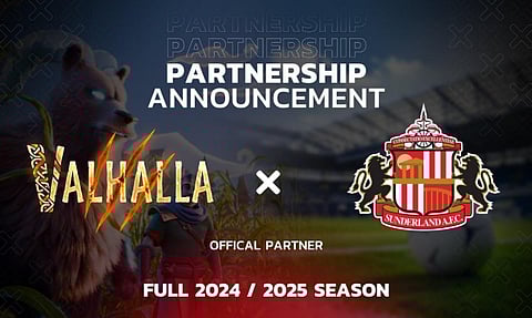 Valhalla is entering a partnership with Sunderland AFC for the full 2024-2025 season