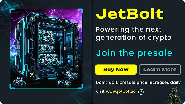 Jetbolt Token JetBolt Crypto Presale Surges as Top Altcoins Toncoin, Kaspa, and ...