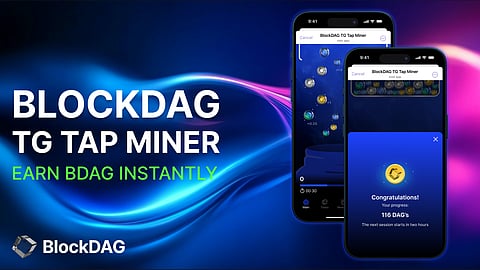 BlockDAG's TG Tap Miner Drives $71.6M Presale Boom—Impact on Dogecoin & Litecoin Predictions!