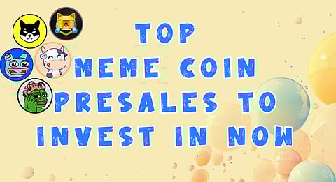Explore the 4 Top Meme Coin Presales to Buy Now [Don’t Miss This Irresistible 50% Bonus!]