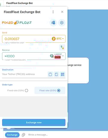 FixedFloat Launches FixedFloatBot on Telegram to Simplify Crypto Trading