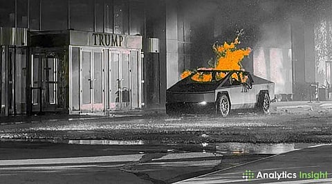 Tesla Cybertruck Explosion at Trump International Hotel Sparks FBI Investigation