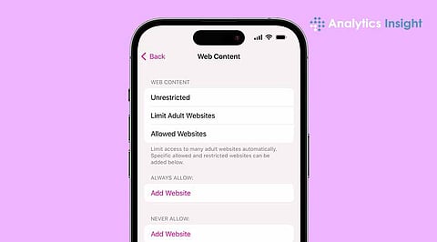 Set up Parental Control on iPhone