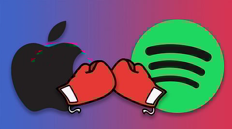 Battle of the Music Giants: Apple Music vs Spotify Showdown