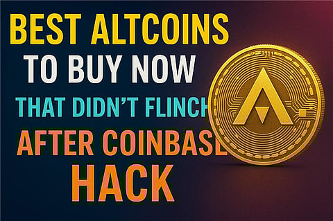 Best Altcoins to Buy Now That Didn’t Flinch After Coinbase Hack News