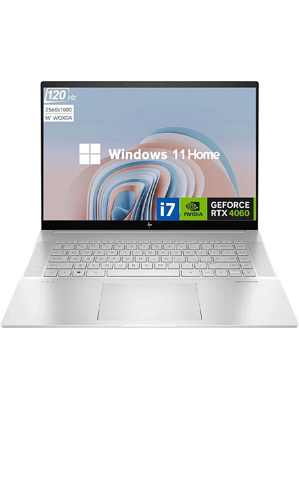 HP Envy 16 - Powerful performance with Intel Core i9, RTX 4060 GPU, and a 16" high-resolution display.