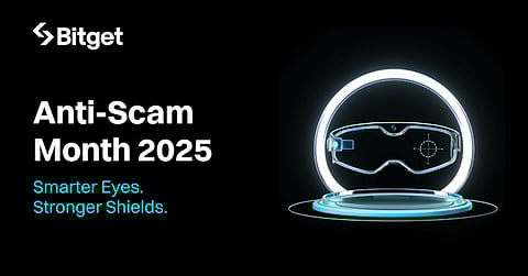Bitget Launches Second Year of Anti-Scam Month Campaign to Fight Growing Cyber Fraud