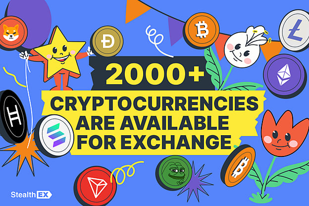 StealthEX Now Offers 2,000+ Cryptocurrencies for Instant Exchange