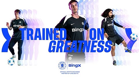 BingX and Chelsea FC Unveil 25/26 Training Kit with "Trained on Greatness" Campaign