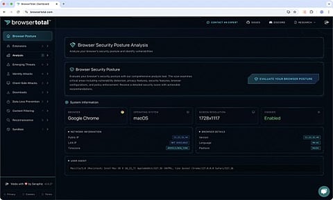 Seraphic Security Unveils BrowserTotal™ - Free AI-Powered Browser Security Assessment for Enterprises