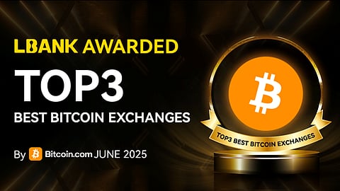 LBank Named Among Top 3 Best Bitcoin Exchanges for Bitcom.com June 2025