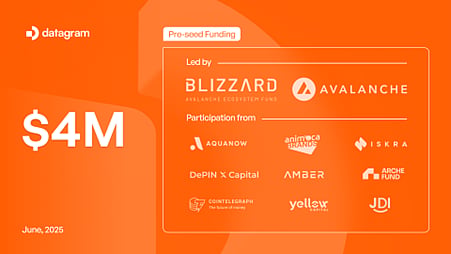 Blizzard the Avalanche Fund Leads Datagram’s $4M Pre-Seed Round to Become DePIN Baselayer.png
