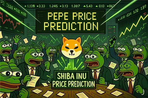 Shiba Inu and Pepe Coin Price Predictions: SHIB, PEPE Face Tough Competition In 2025