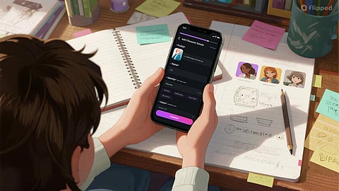 Flipped Chat Unlocks Creativity with Custom AI Character Design