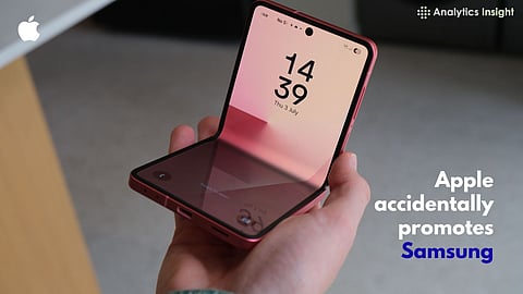 Apple Does it Again, Promotes Samsung’s Galaxy Z Flip 7 by Mistake!