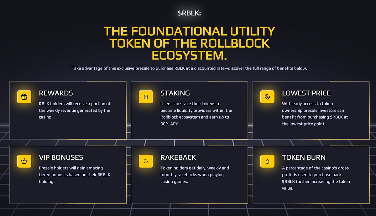 Best Crypto Presale to Buy Now: Rollblock Headlined as the Most Compelling Crypto  Presale of 2025