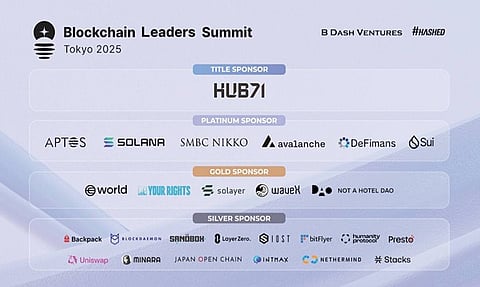 B Dash Ventures and Hashed Announce Sponsors and Main Speakers for Blockchain‬‭ Leaders Summit Tokyo 2025