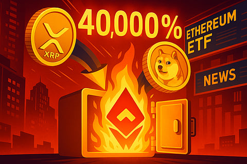 XRP and Dogecoin Traders Rotate Into a New Altcoin Targeting 40,000% Gains Ahead of Ethereum ETF News