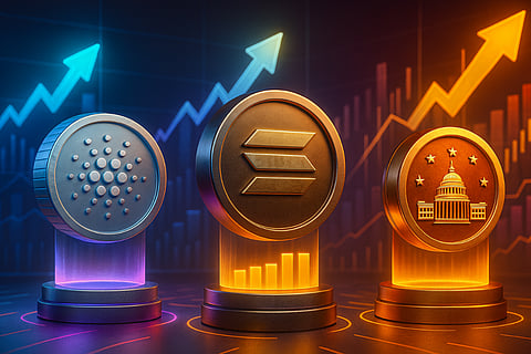 Top 3 Altcoins to Buy for the Next Bull Run — MAGACOIN, Solana and Cardano Lead Picks