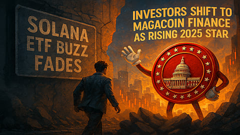 Solana ETF Buzz Fades as Investors Shift to MAGACOIN FINANCE, a Rising 2025 Star