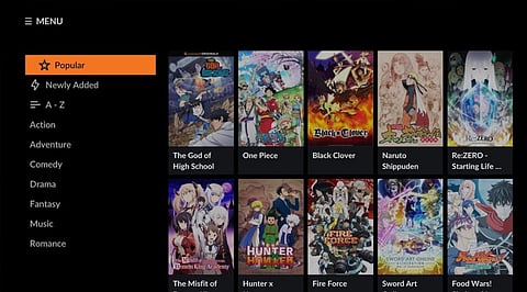 Most Popular Apps to Watch Anime