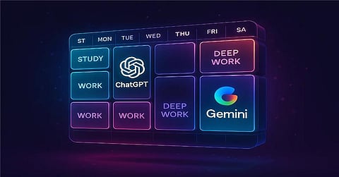 ChatGPT and Gemini Build a Weekly Plan in 10 Minutes: Classes, Work Shifts, and Deep-Work Blocks
