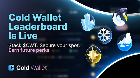 
No Staking, No Lockups: Learn What Cold Wallet ($CWT) Is & How It Pays You to Use Crypto 
