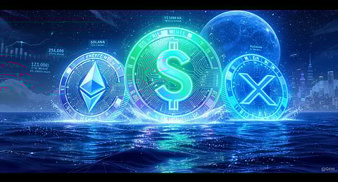 Ethereum, Solana, and XRP Whales Make Bold Moves, Early-Stage Presales Attract Parallel Buzz