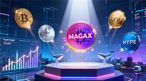 Crypto with Highest ROI in 2025: BTC, ETH, SOL, HYPE, MAGAX