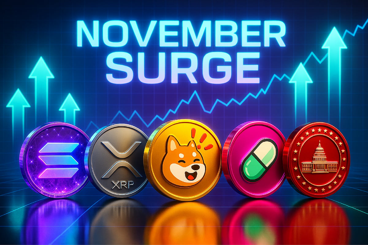 Top 5 Altcoins Set to Surge in November as Bull Market Pace Picks Up