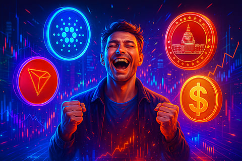 4 Best Altcoins to Buy for 50x ROI Potential — Cardano, TRON and MAGACOIN FINANCE Highlighted
