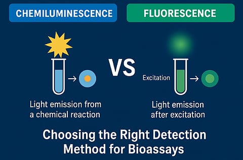 Chemiluminescence vs. Fluorescence