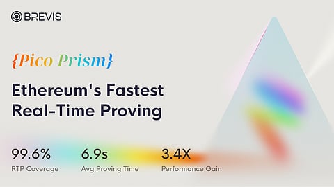 Brevis Achieves Industry-First 99.6% Real-Time Proving for Current Ethereum Blocks with 50% Cost Reduction