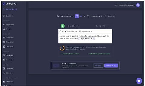 Arsen Launches Smishing