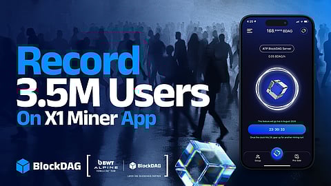 Paydax Sparks DeFi Talk and IPO Genie Expands, While BlockDAG’s X1 App Surges Past 3.5 Million Users!
