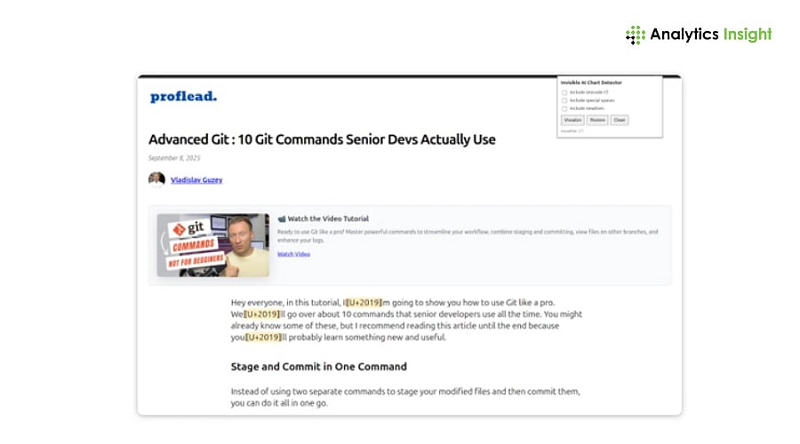 How to Detect and Clean Invisible Characters in AI Text for Accurate ...