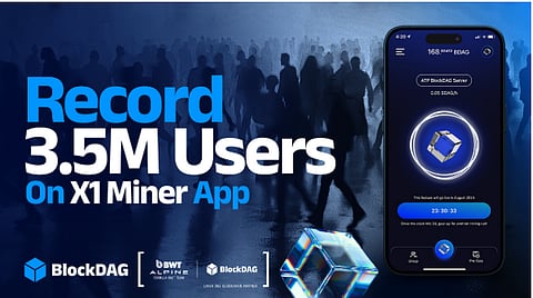 BlockDAG’s 3.5M x1 App Users Prove Real 1000x Potential as DOGE Fades & TAO Gains Institutions