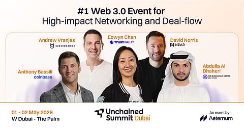 Unchained Summit Announces Dubai Edition