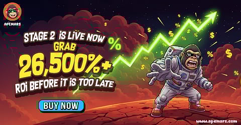 Missed Ethereum’s Early Run? APEMARS Stage-2 Presale Advances as the 26,520% ROI Window Tightens