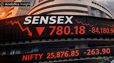 Sensex Cracks 780 Points